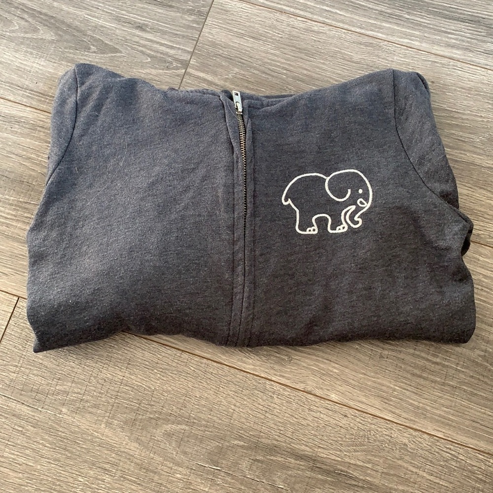 Ivory Ella zip up hoodie